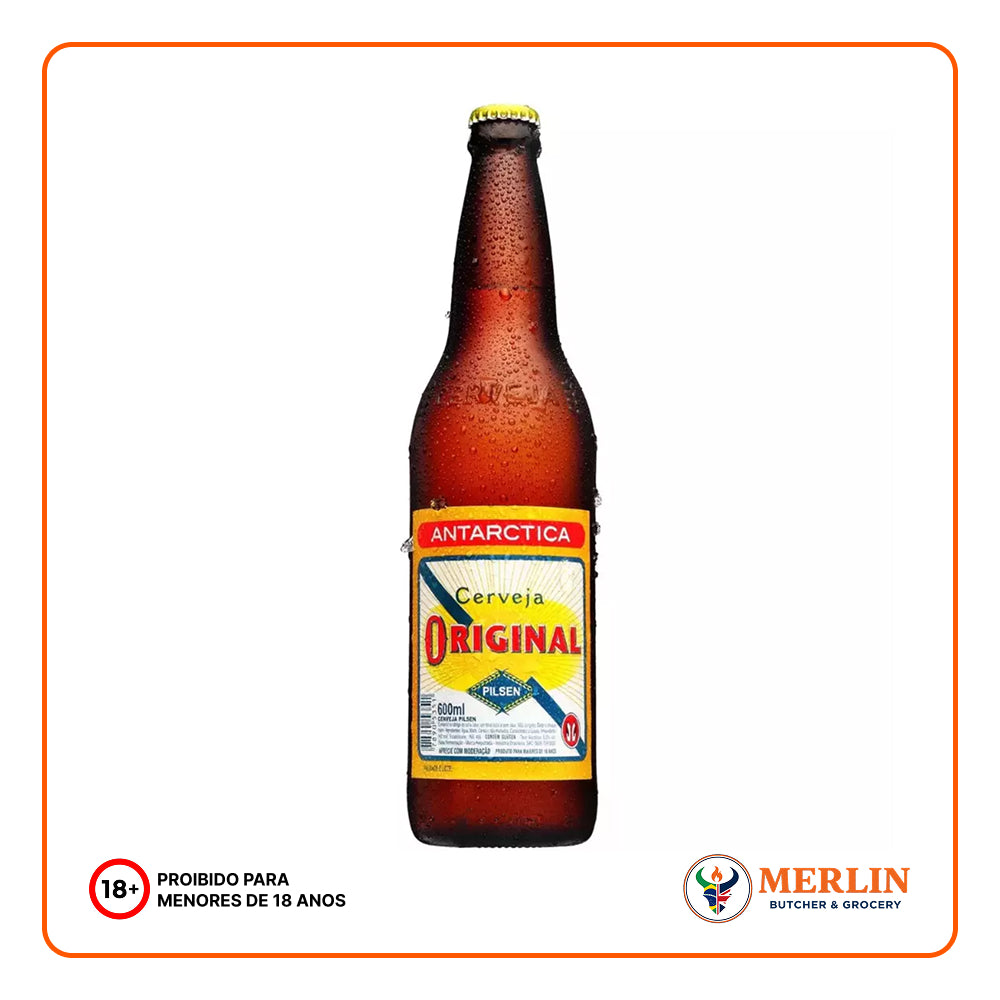 ORIGINAL ANTARTICA CERVEJA BRASILEIRA 600ML 5%