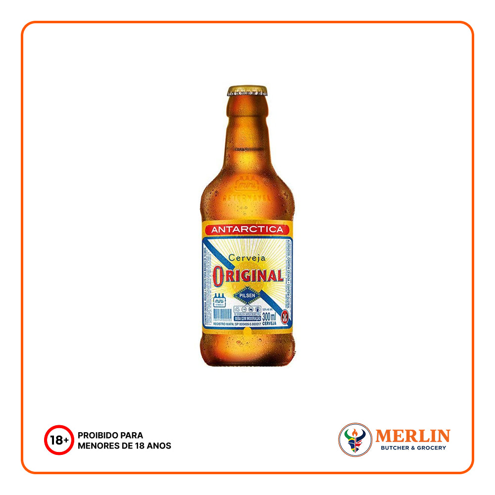 ORIGINAL ANTARTICA CERVEJA BRASILEIRA 300ML 5%