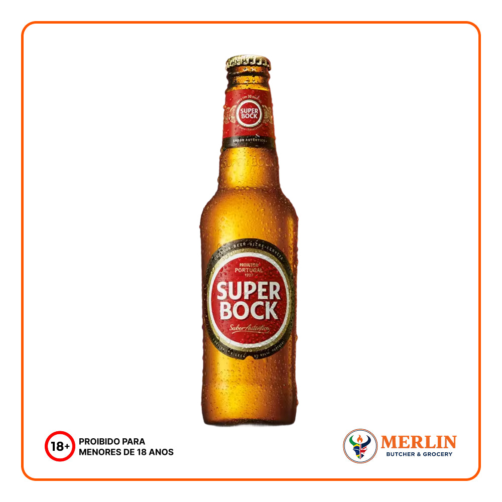 SUPER BOCK PORTUGUESE BEER 330ML 4.7%