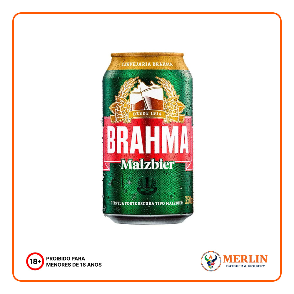 BRAHMA MALBIZIER BEER CAN 350ML 4.0%