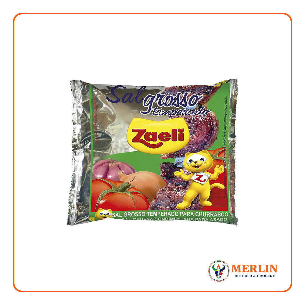 Sal Grosso Temperado Zaeli 500g