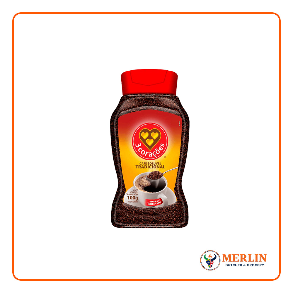 Cafe 3CORACOES SOLUVEL 100g