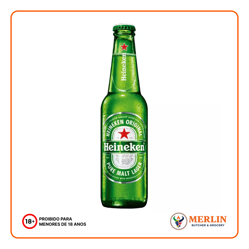 HEINEKEN PURE MALT LARGER 330ML 5%