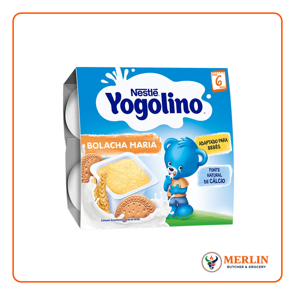 Nestle Yogolino Bolacha Maria 4x100g