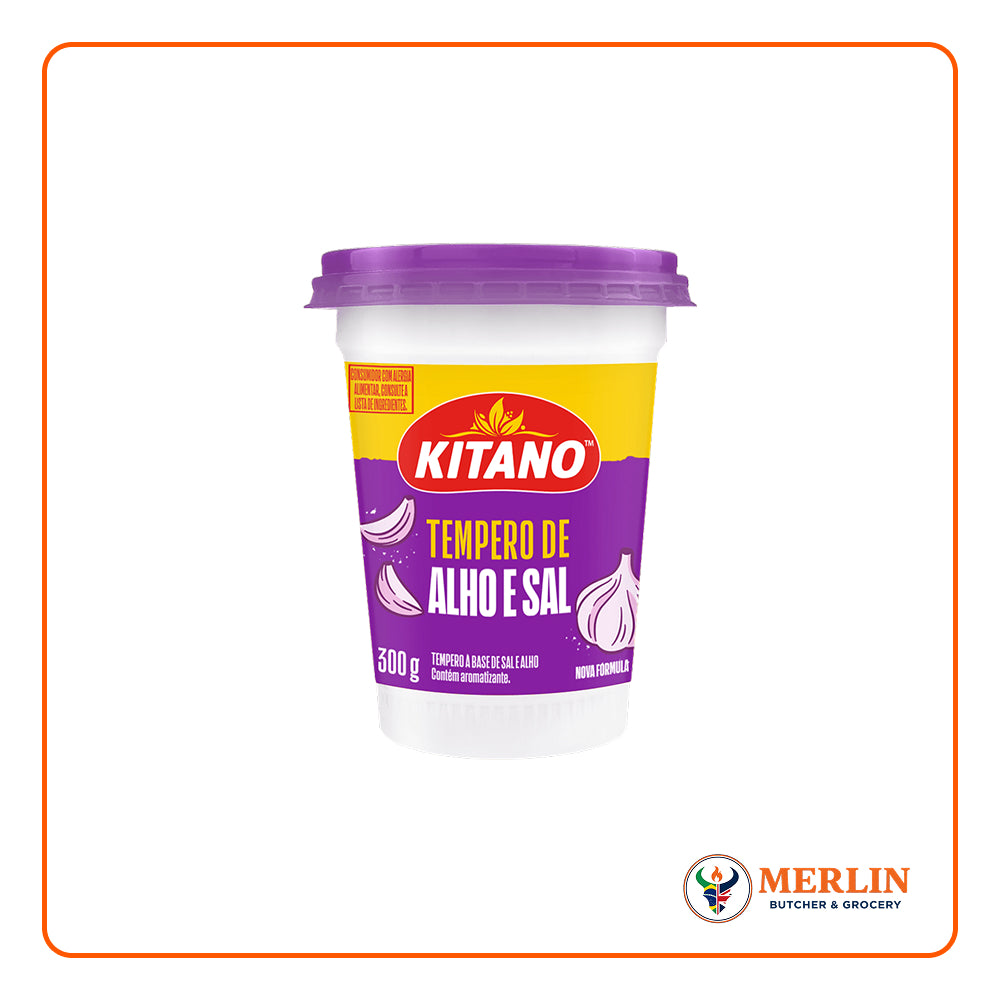 KITANO ALHO E SAL 300G