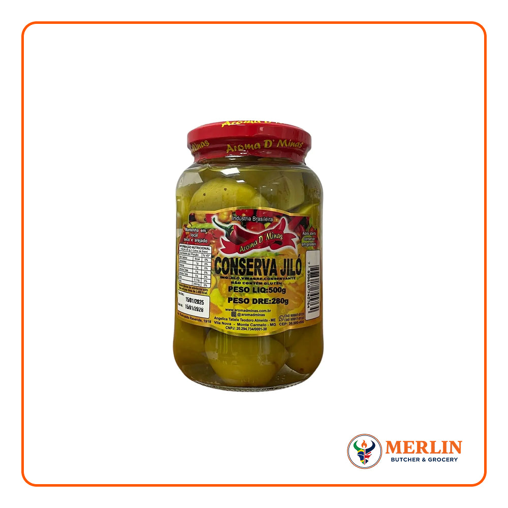 JILO EM CONSERVA AROMA D MINAS 500G