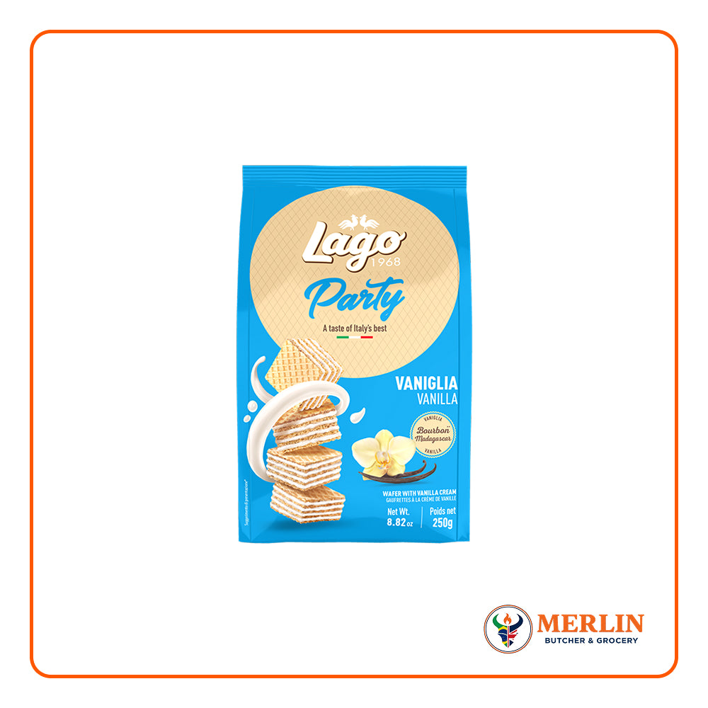 LAGO 1968 PARTY VANILLA WAFFER 250G