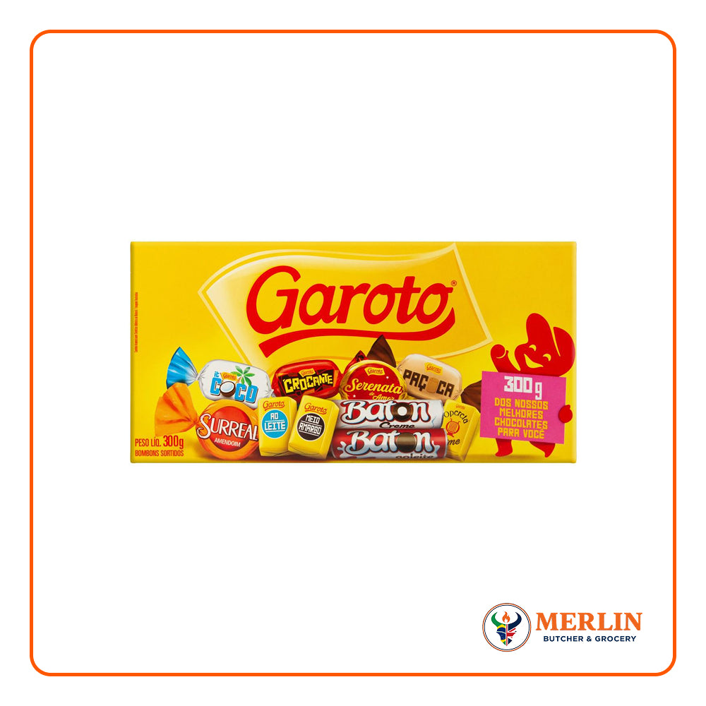 Caixa Chocolate Garoto 300g