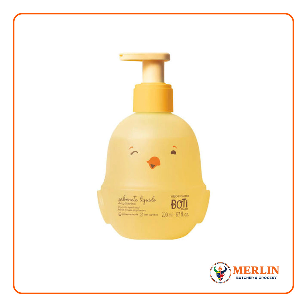 BOTI BABY SABONETE LIQUIDO DE GLICERINA 200ML O BO